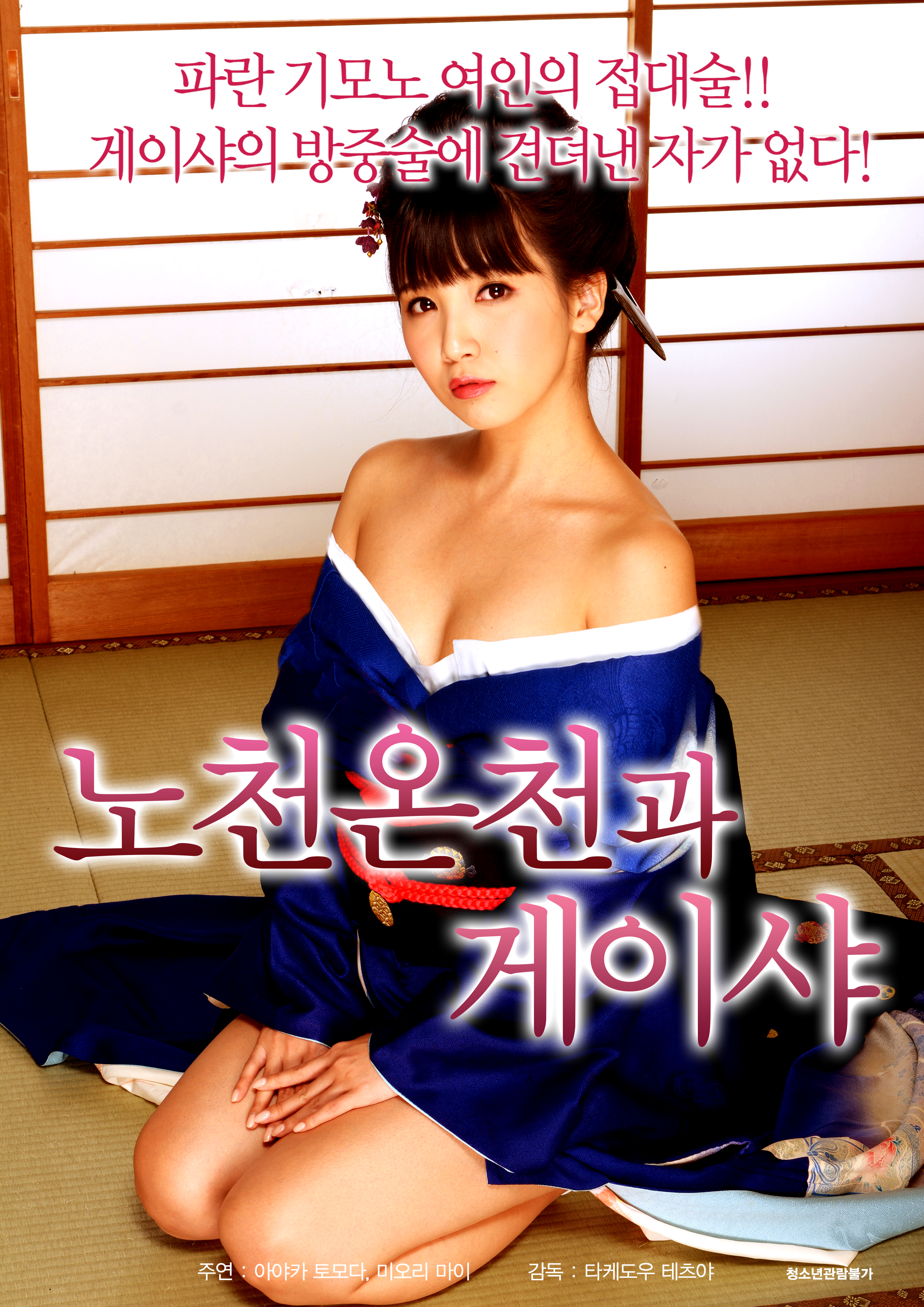 노천온천과 게이샤